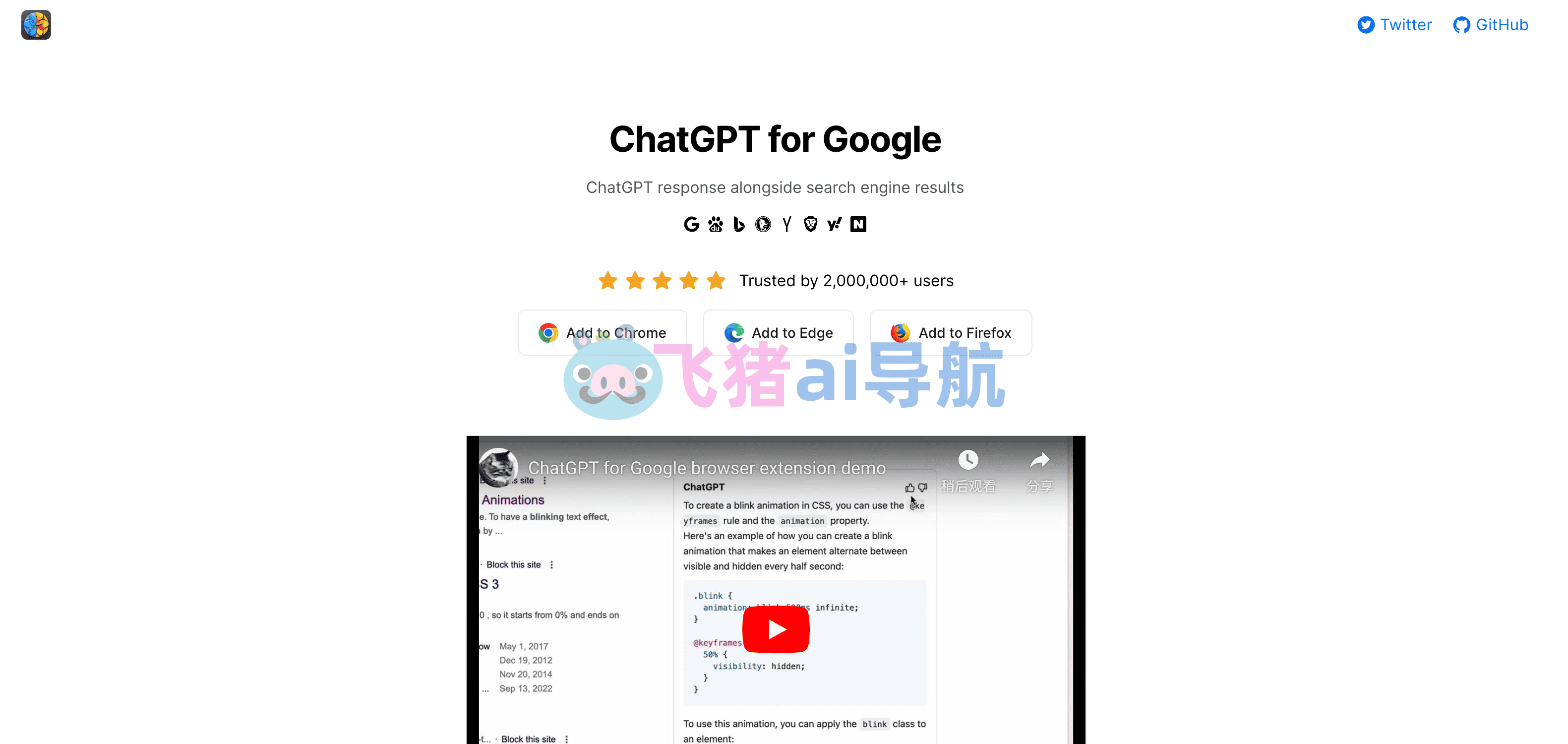 ChatGPT for google