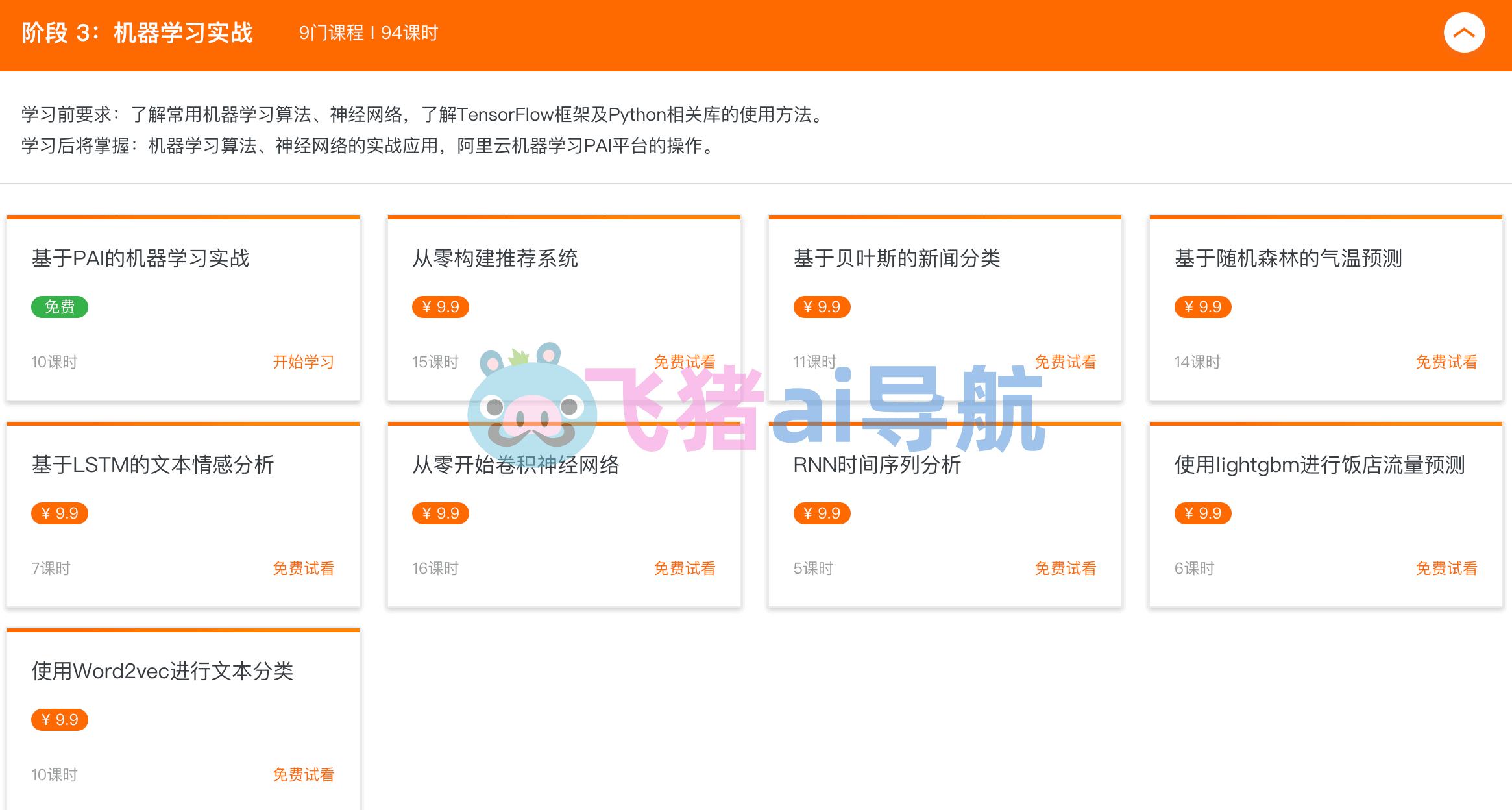 阿里云AI学習